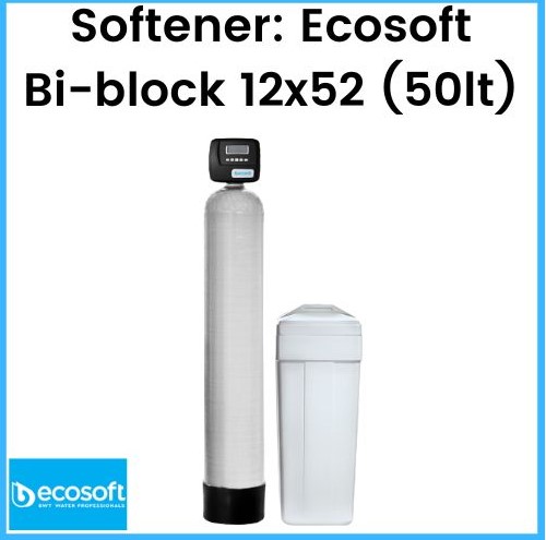 Ecosoft Commercial Softener With Resin 50L Water Softener