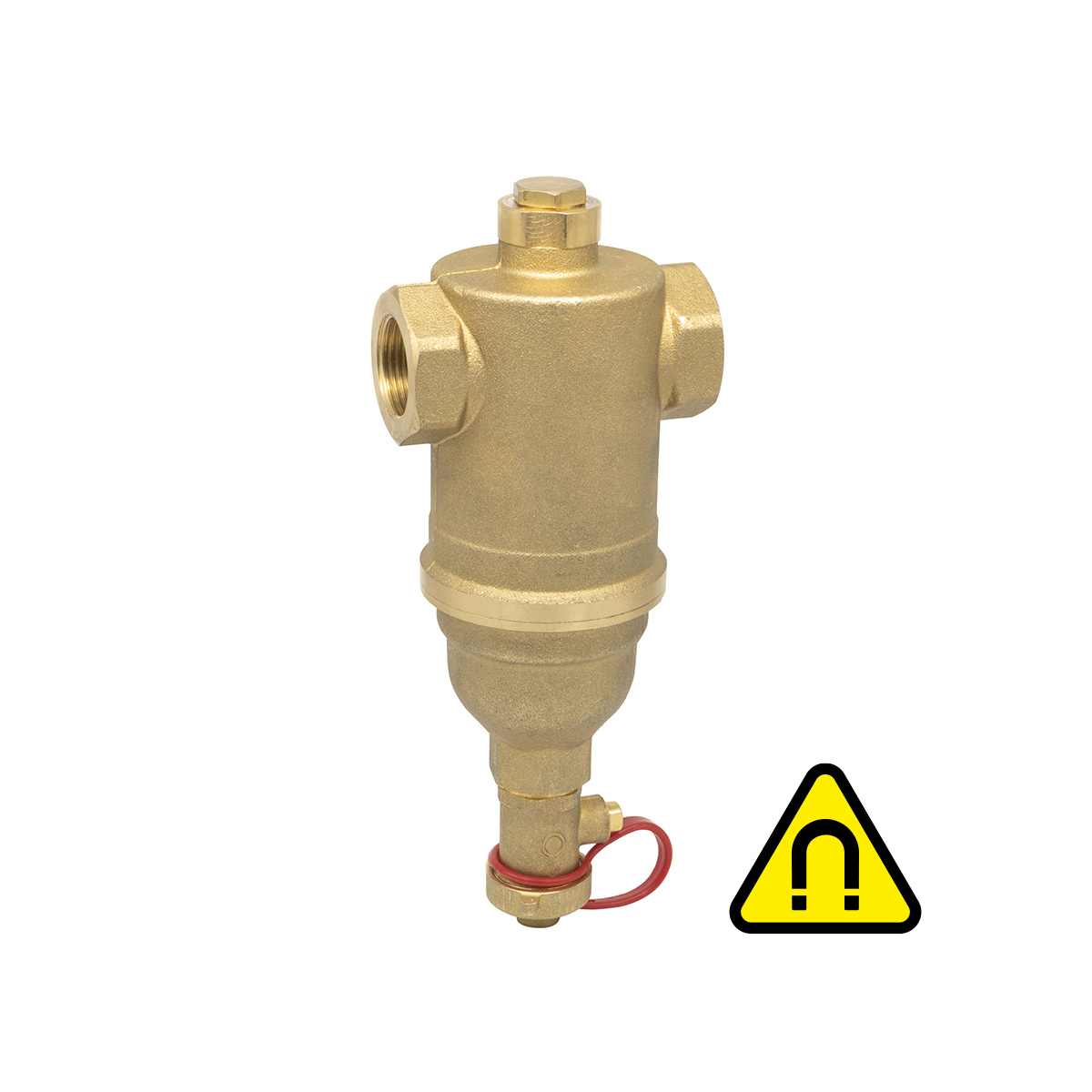 746 | F-F dirt separator for heating and cooling systems - With a removable magnetic cartridge
