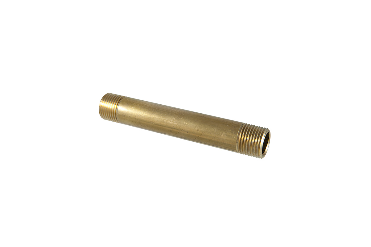 Ορειχάλκινο pipe nipple m/m yellow